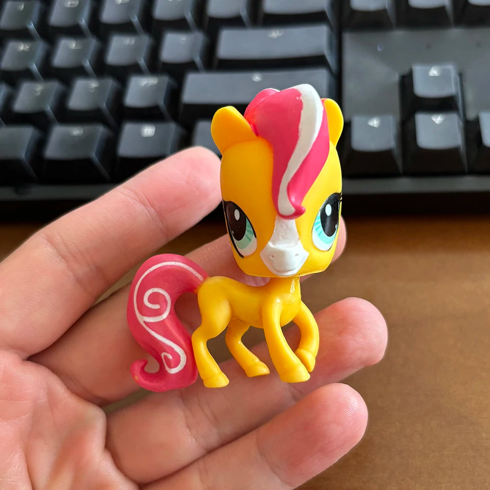 Buy 5 Get 2 Gifts 4-5 cm Loose Old Pet Shop Toys Cat Puppy Kitten Figure Mini Toy Figures Classic Little Pet Toys