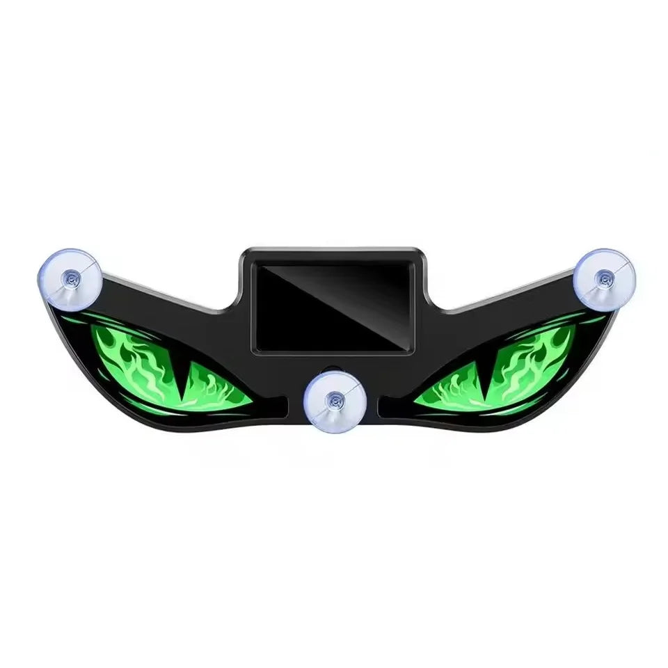 Animated Devil Eyes LED Car Light Smart Dynamic Eye Display Windshield Decorative Light For Vehicle Interior Car Accessories