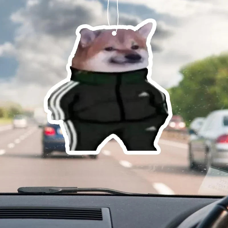 1pc Fun Car Aromatherapy Car Fragrance Perfume Car Air Freshener Mirror Car Interior Accessories Pendant Outlet Perfume