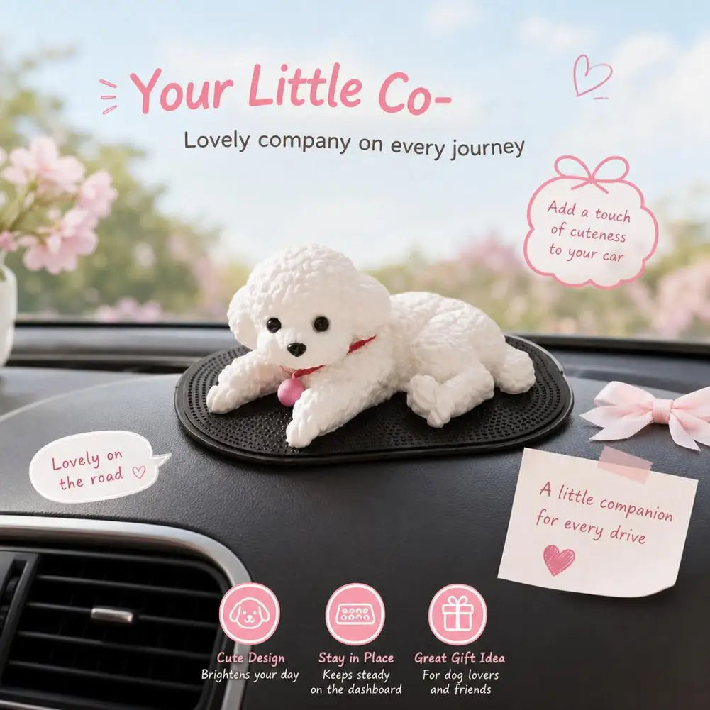 Decompression Kneading And Fun Little Dog Ornament Model Car Cartoon Interior Accessories