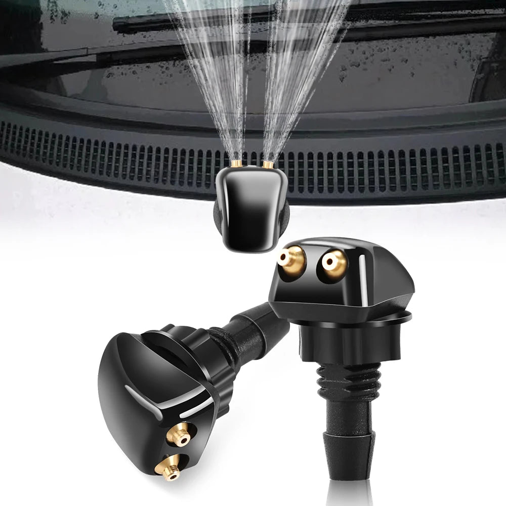 2 Pcs Car Water Spray Jet Nozzle For mitsubishi pajero outlander xl montero lancer triton l200 galant 8 asx grandis