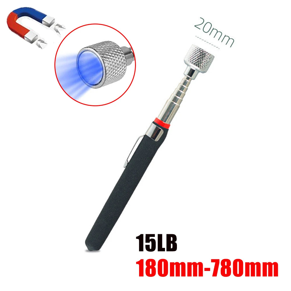 Hot Telescoping Magnetic Pickup Tool Magnetic Parts Trays Magnet Flexible Spring Stick Car Accessories Automotive Tools For BMW