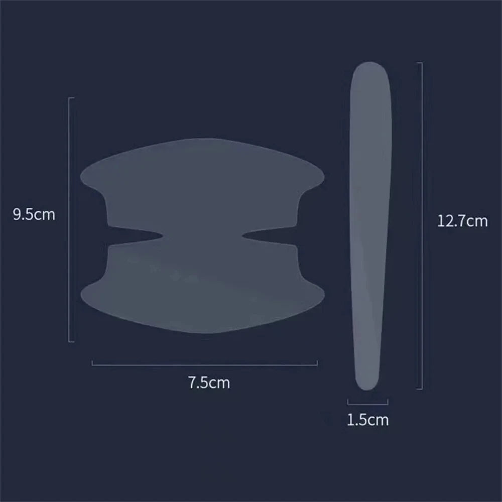Universal Car Door Handle Anti-scratch Protective Stickers Clear Invisible Car Door Wrist Paint Protection Film Decals