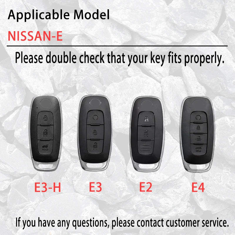 Sheepskin Key Case Cover,for Nissan Leaf Juke Micra Qashqai J11 X-Trail T32/33 Tiida Pathfinder Versa Note Patrol Metal Sheepski