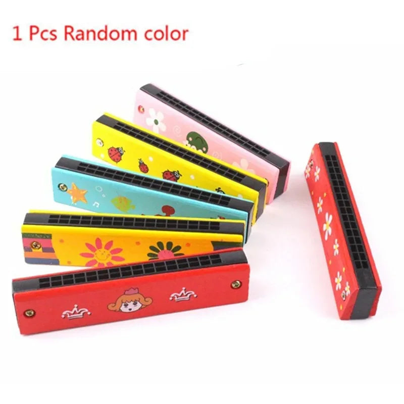 Kids Wooden Musical Instrument Toys Educational Montessori Early Learning Toys Baby Rattle Bell Drum Xylophone Toy Children Gift