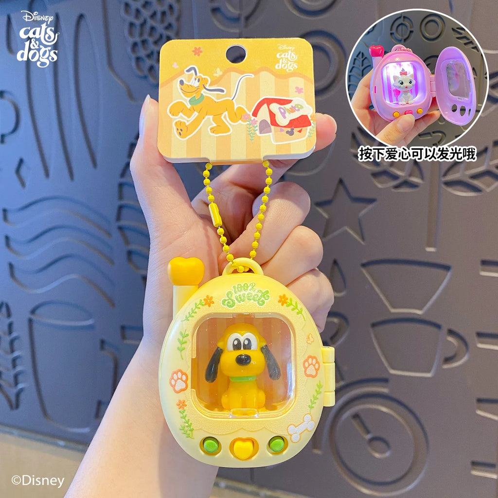 Duo Set Cartoon Anime Lady and The Tramp Cat Dog Action Figure Doll Toy Funny KeyChain Decoration Gifts for Friends