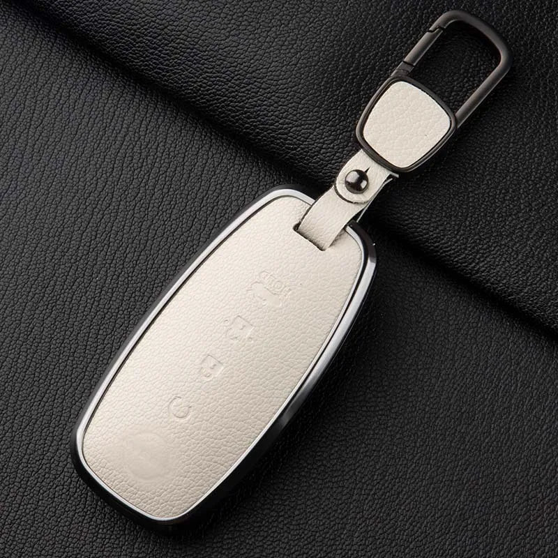 Sheepskin Key Case Cover,for Nissan Leaf Juke Micra Qashqai J11 X-Trail T32/33 Tiida Pathfinder Versa Note Patrol Metal Sheepski