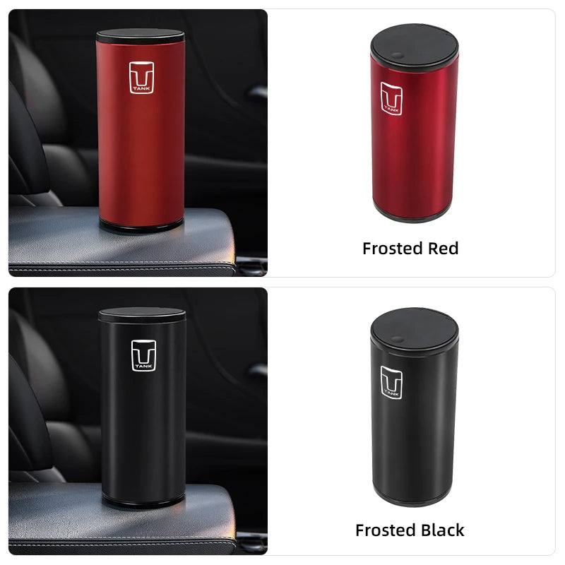 Car Trash Bin Alloy Garbage Can Car Interior Organizer Storage Accessories For Tank SUV 400 Hi4-Z 800 300 Hi4-T 500 Hi4-Z 700