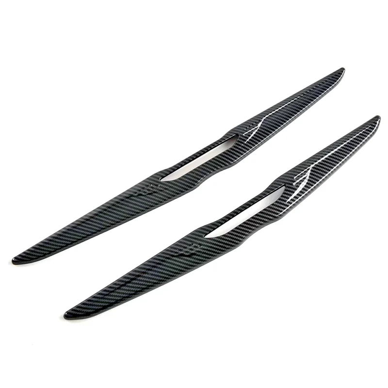 Front Rear Emblem Molding Trim For Chrysler 300 300C 2015-2023 Carbon Fiber Accessories