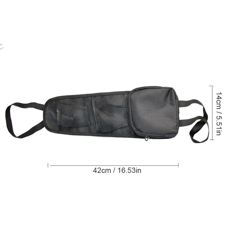 JFBONIN 1 Piece Car Seat Back Hanging Bag Oxford Cloth Waterproof Thermal Pressure Resistant Handle Side Storage Bag Vehicle