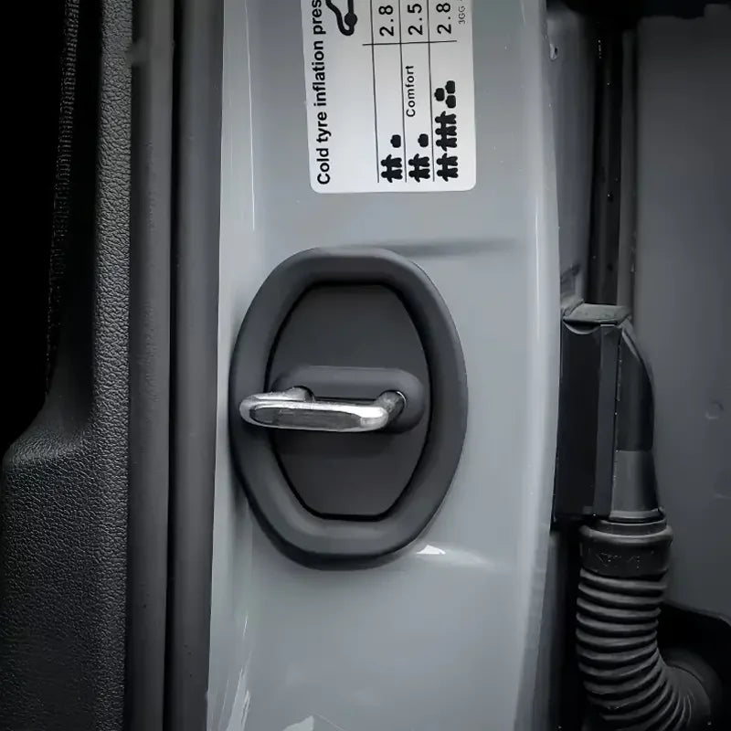 4PCS General Motors Door Lock Rubber Sleeve Protective Pad Door Shock Absorption Buffer Anti-collision Paste
