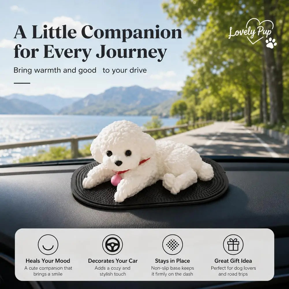 Decompression Kneading And Fun Little Dog Ornament Model Car Cartoon Interior Accessories
