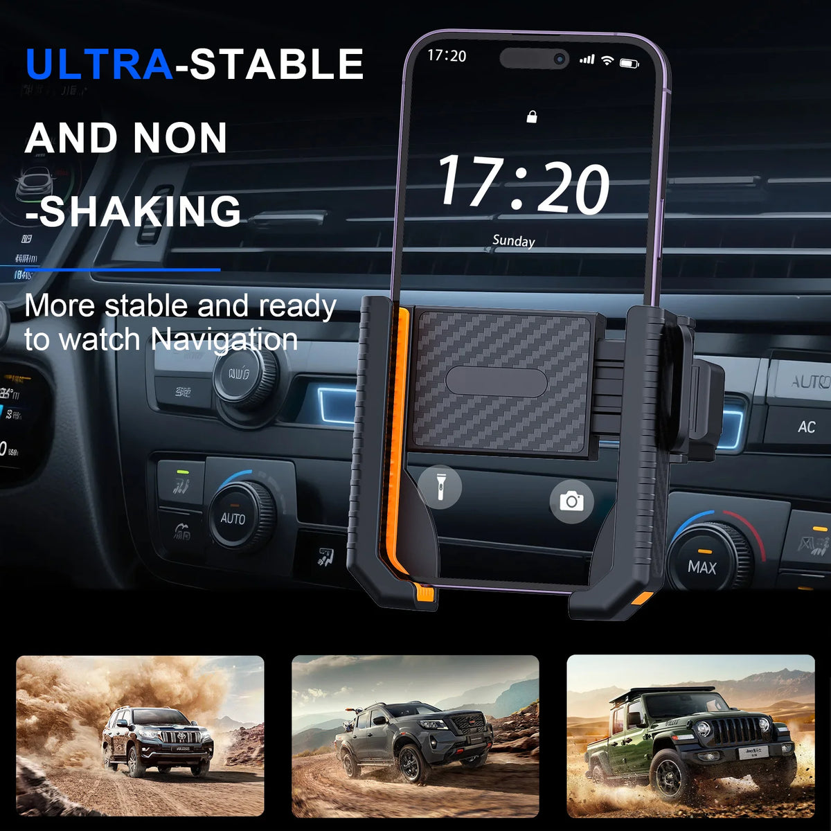 360 Degree Rotation Universal Car CD Slot Phone Stand One-Touch Release Car Phone Holder for IPhone 12-16 Pro Max Samsung Xiaomi